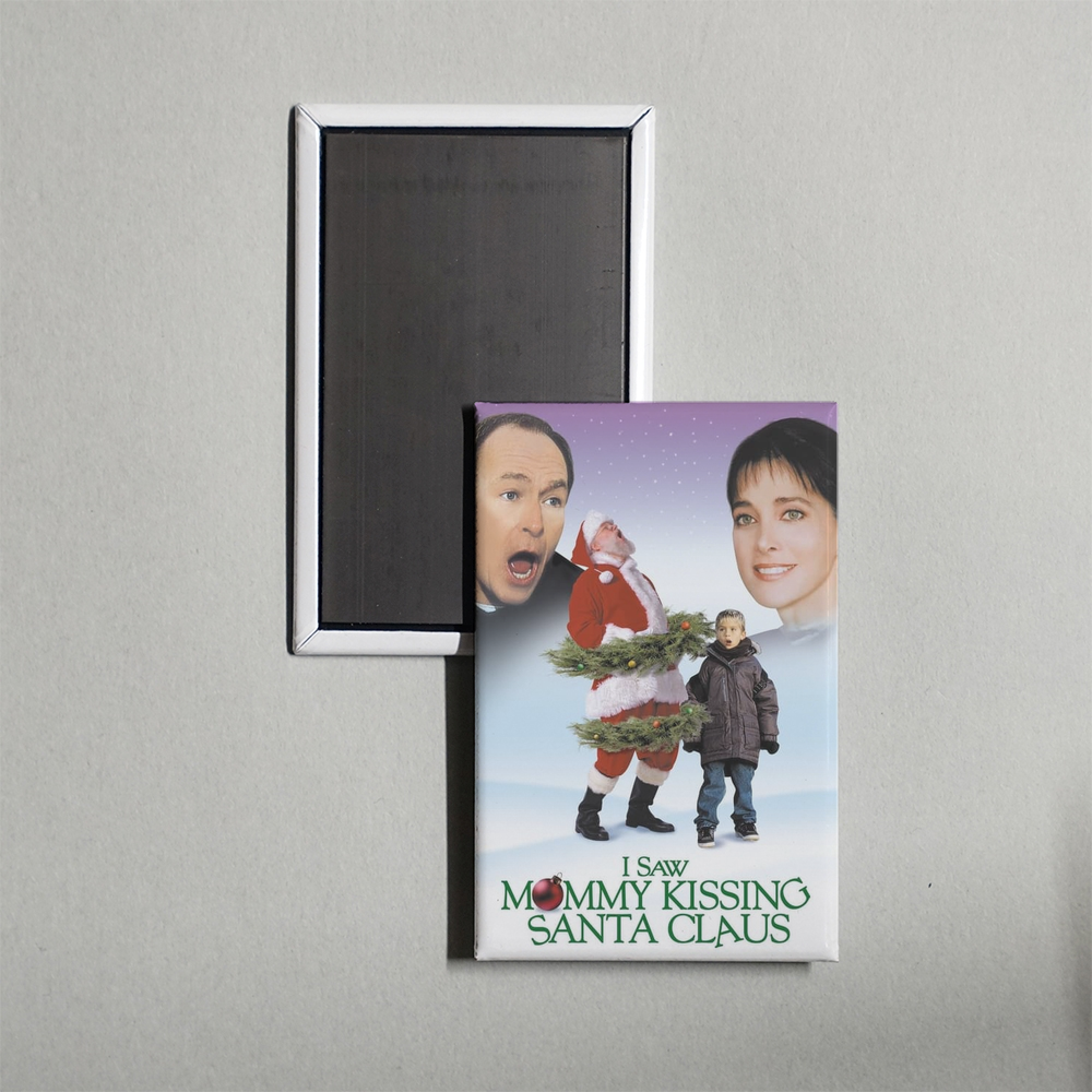 I Saw Mommy Kissing Santa Claus Mini Movie Fridge Magnet