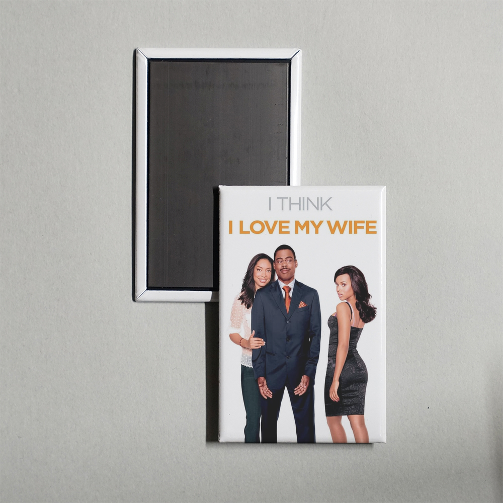 I Think I Love My Wife Mini Movie Fridge Magnet