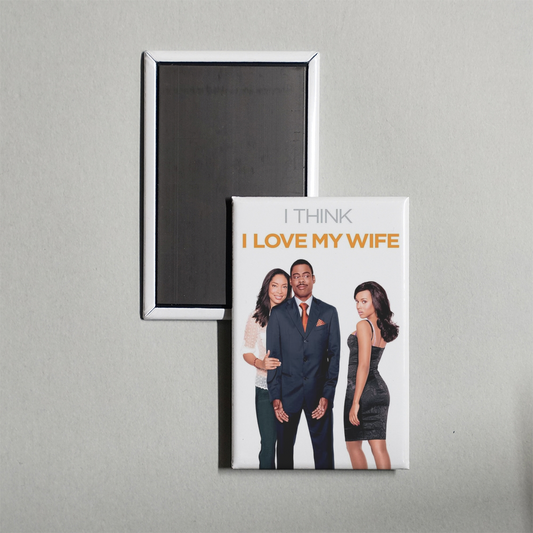 I Think I Love My Wife Mini Movie Fridge Magnet
