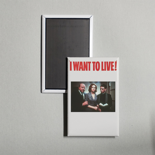 I Want to Live Mini Movie Fridge Magnet