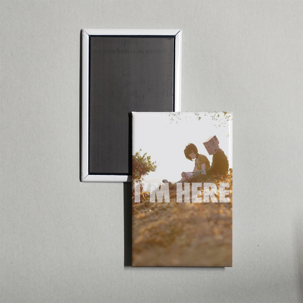 I'm Here Mini Movie Fridge Magnet