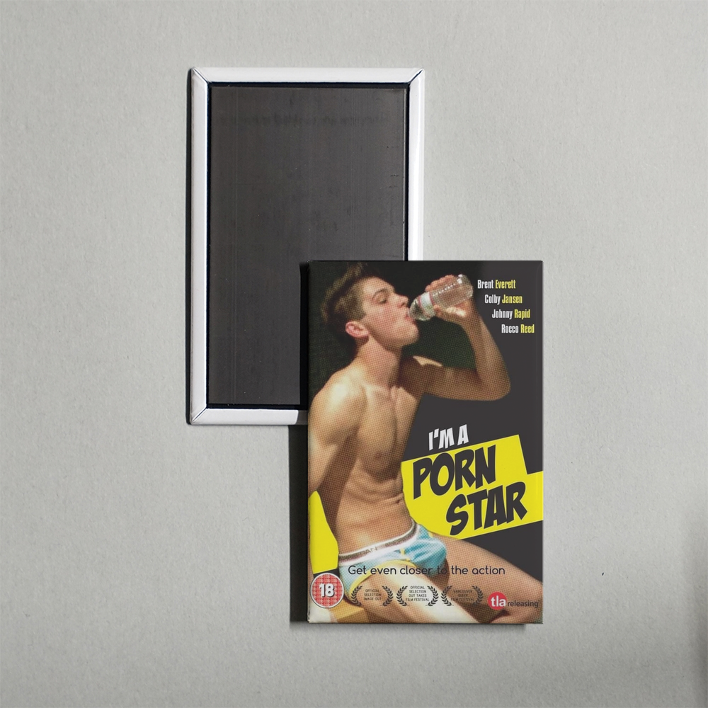 I'm a Porn Star Mini Movie Fridge Magnet