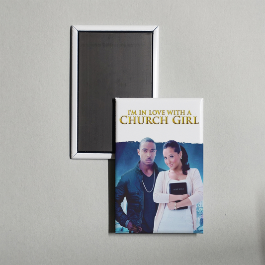I'm in Love with a Church Girl Mini Movie Fridge Magnet
