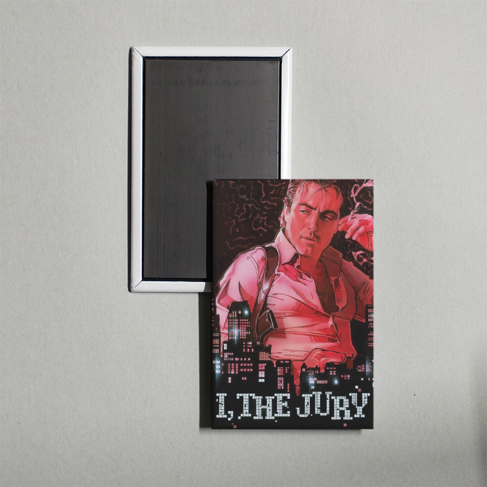 I, the Jury Mini Movie Fridge Magnet