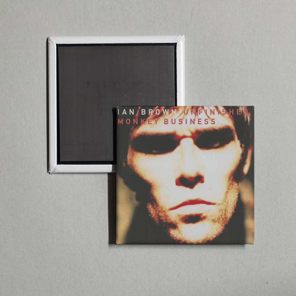 Ian Brown - Unfinished Monkey Business Album Cover Fridge Magnet