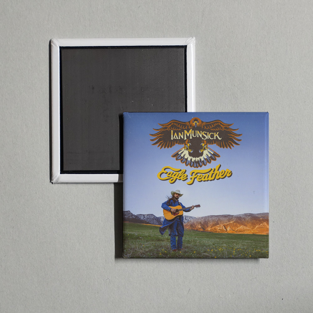 Ian Munsick - God Bless The West (feat. Cleto Cordero) Album Cover Fridge Magnet