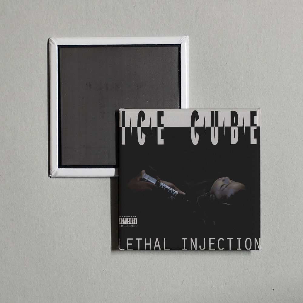 Ice Cube - Lethal Injection Album Cover Fridge Magnet