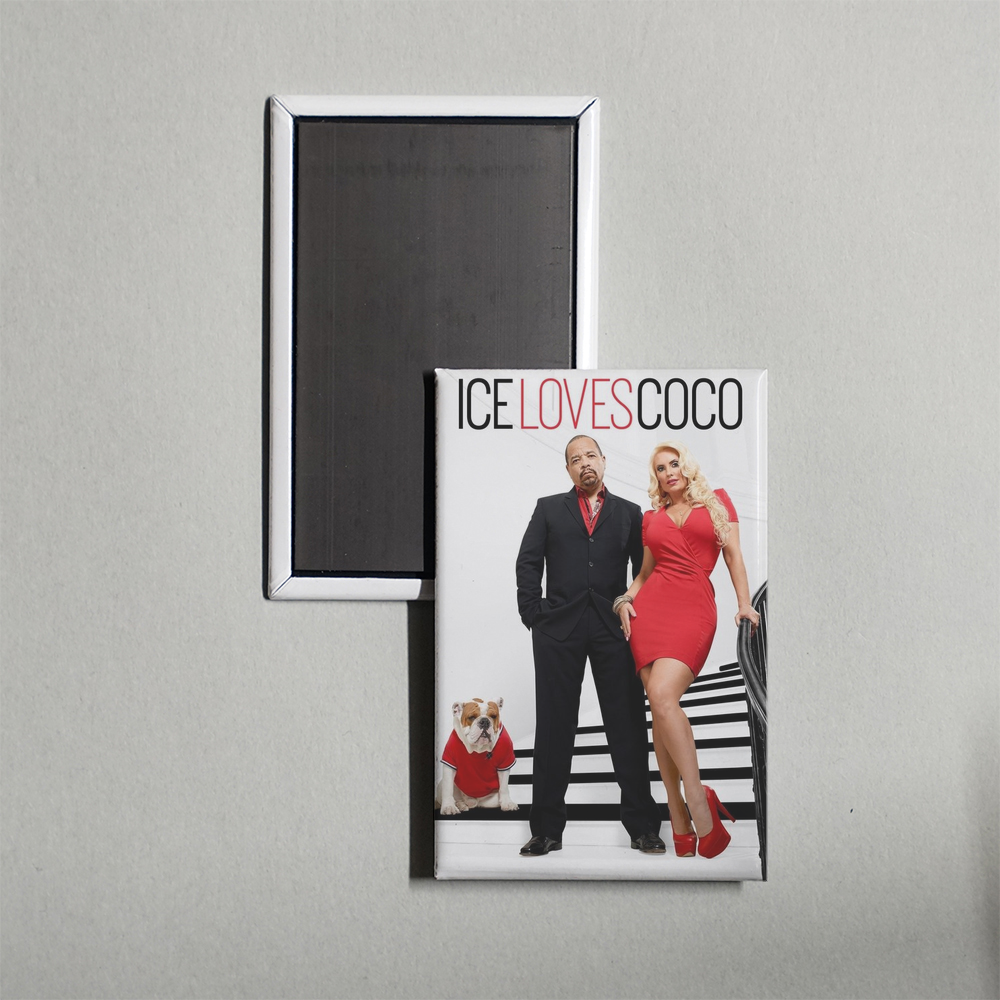 Ice T and Coco TV Show Fridge Magnet