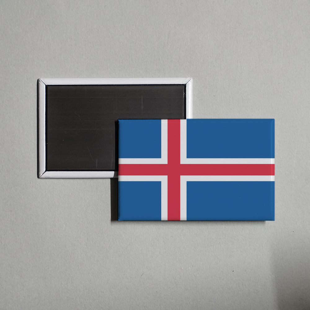 Iceland Flag Fridge Magnet