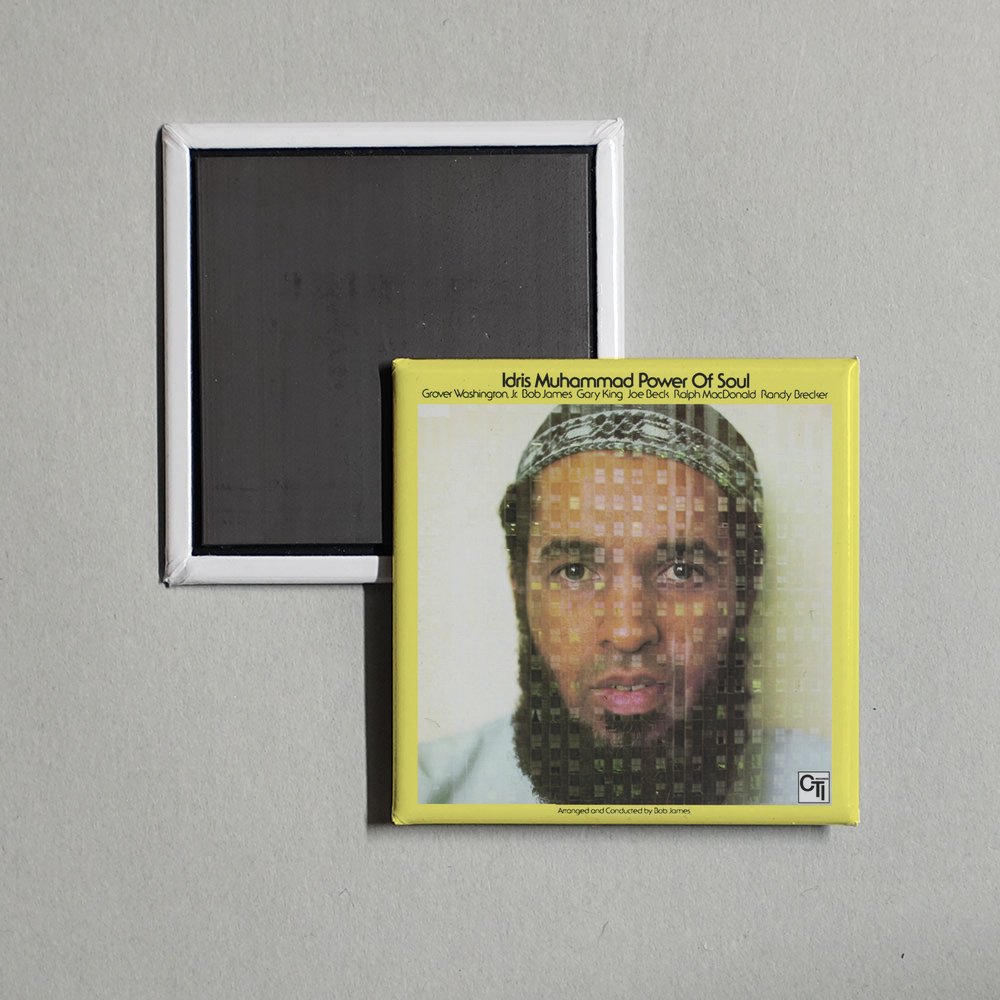 Idris Muhammad - Power Of Soul Album Cover Fridge Magnet