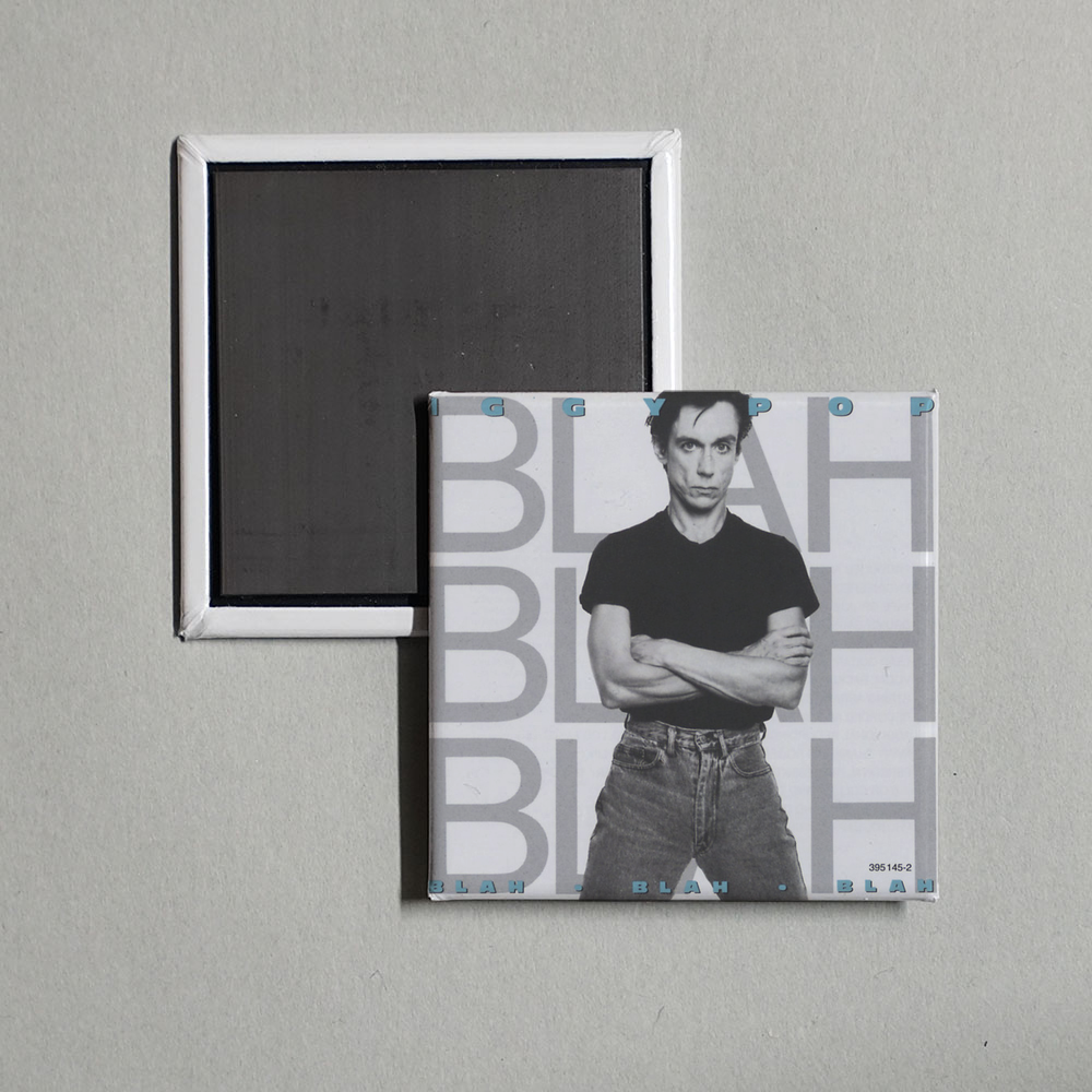 Iggy Pop - Blah-Blah-Blah Album Cover Fridge Magnet
