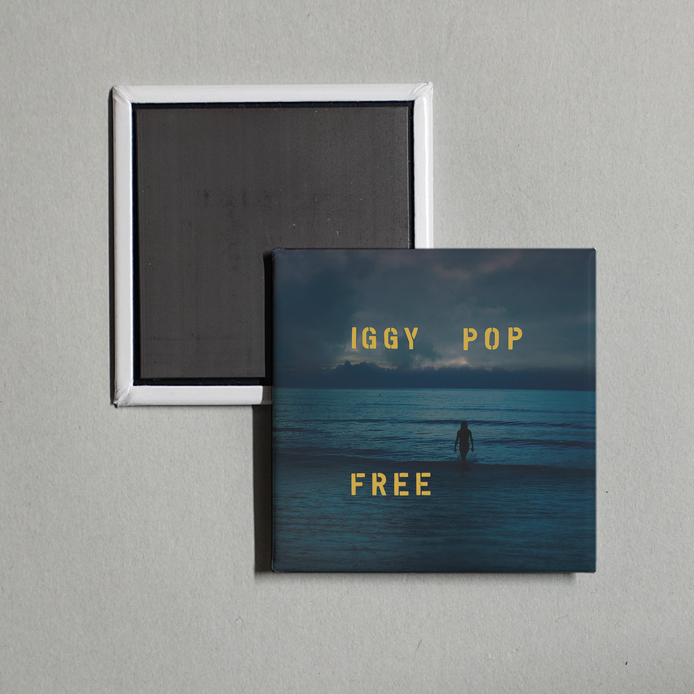Iggy Pop - Free Album Cover Fridge Magnet