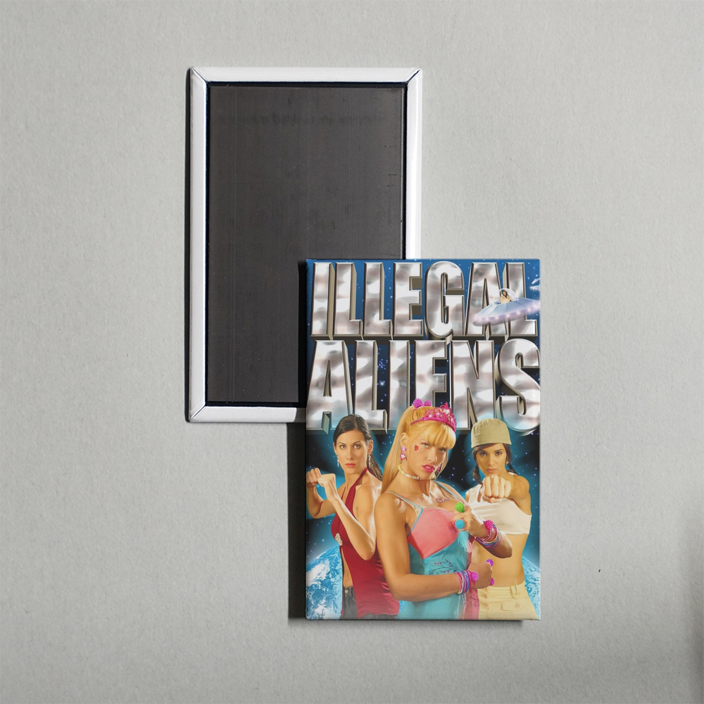 Illegal Aliens Mini Movie Fridge Magnet
