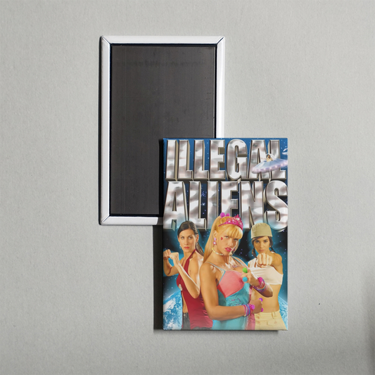 Illegal Aliens Mini Movie Fridge Magnet