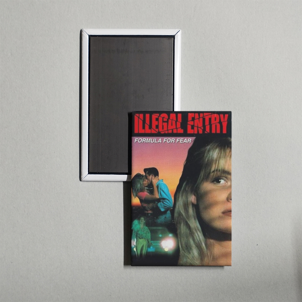 Illegal Entry Formula for Fear Mini Movie Fridge Magnet