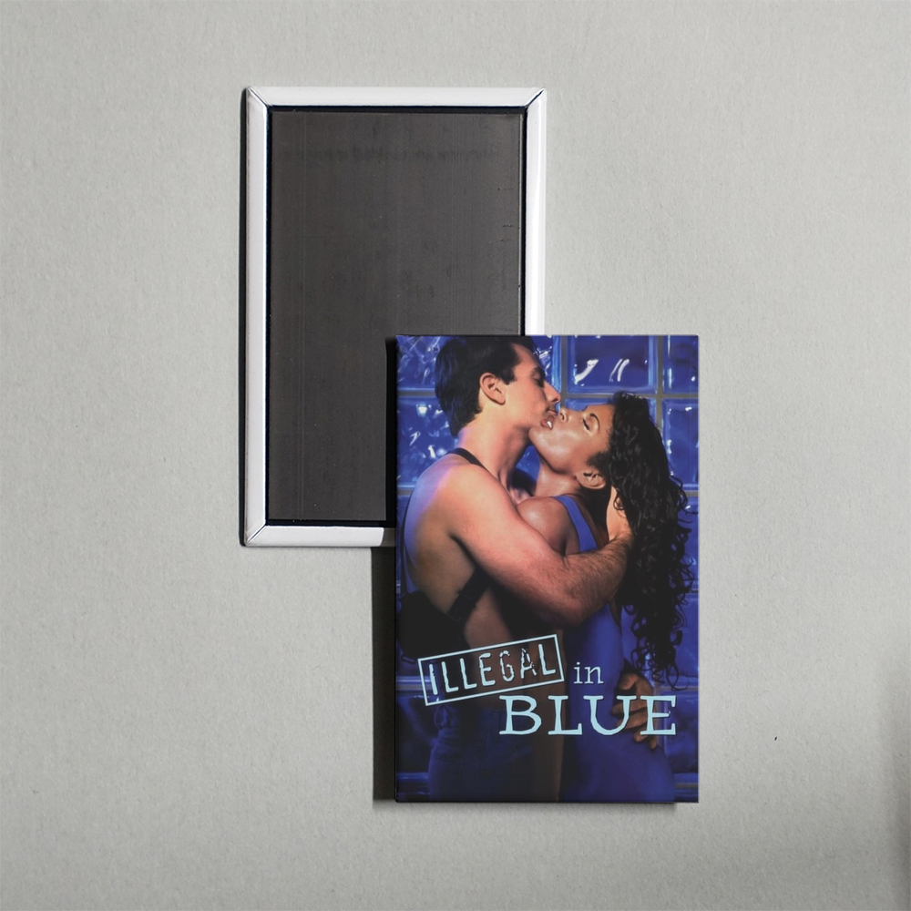 Illegal in Blue Mini Movie Fridge Magnet