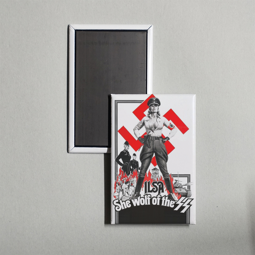 Ilsa She Wolf of the SS Mini Movie Fridge Magnet