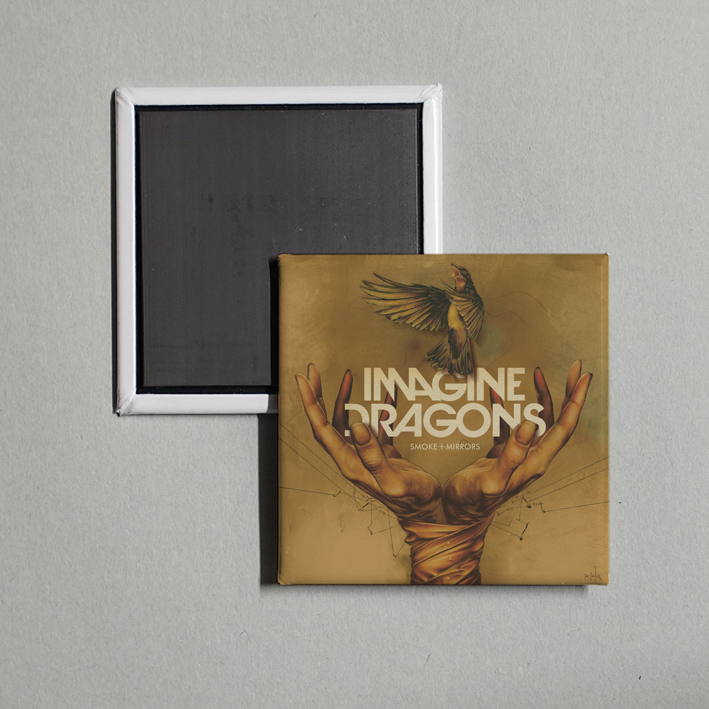 Imagine Dragons - Smoke + Mirrors (Deluxe) Album Cover Fridge Magnet
