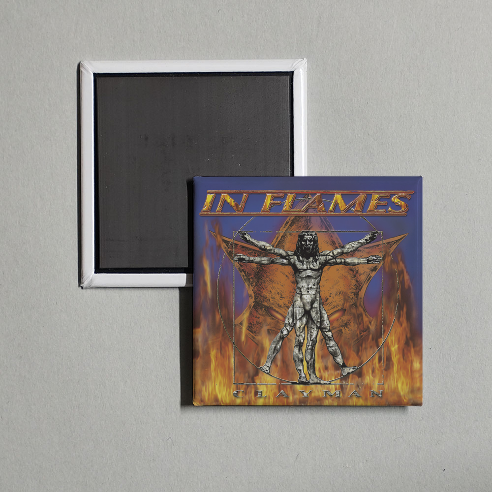 In Flames - Clayman Album Cover Fridge Magnet