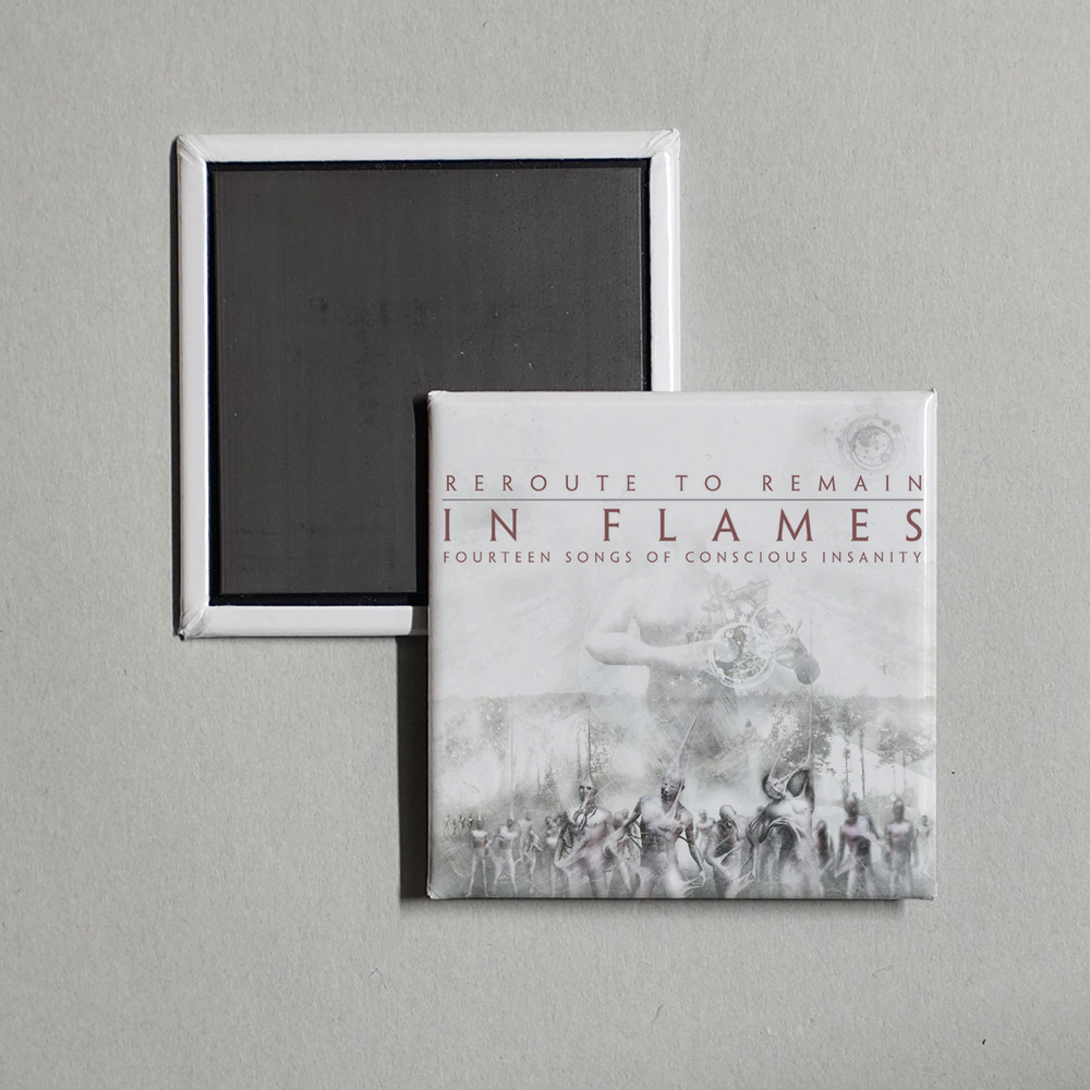 In Flames - Reroute To Remain Album Cover Fridge Magnet