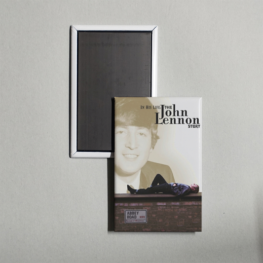In His Life The John Lennon Story Mini Movie Fridge Magnet