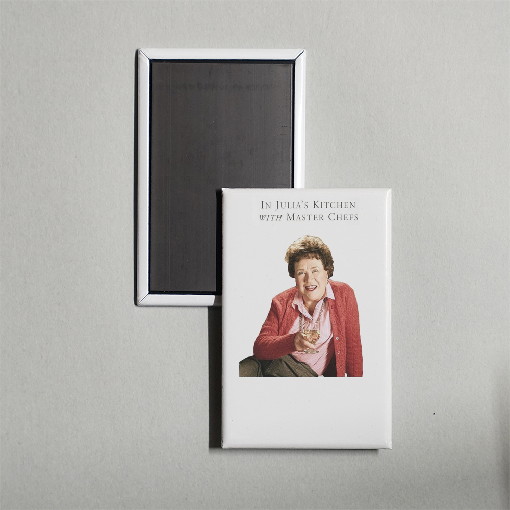 In Julia's Kitchen with Master Chefs TV Show Fridge Magnet