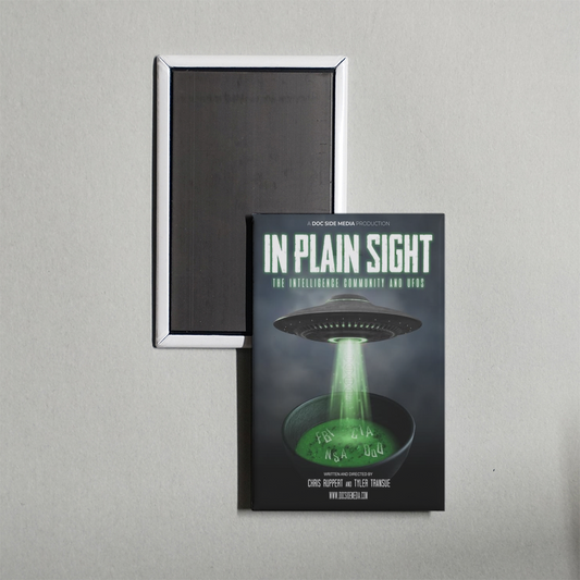 In Plain Sight The Intelligence Community and UFOs Mini Movie Fridge Magnet