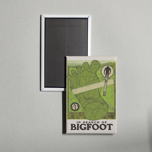 In Search of Bigfoot Mini Movie Fridge Magnet