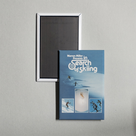 In Search of Skiing Mini Movie Fridge Magnet