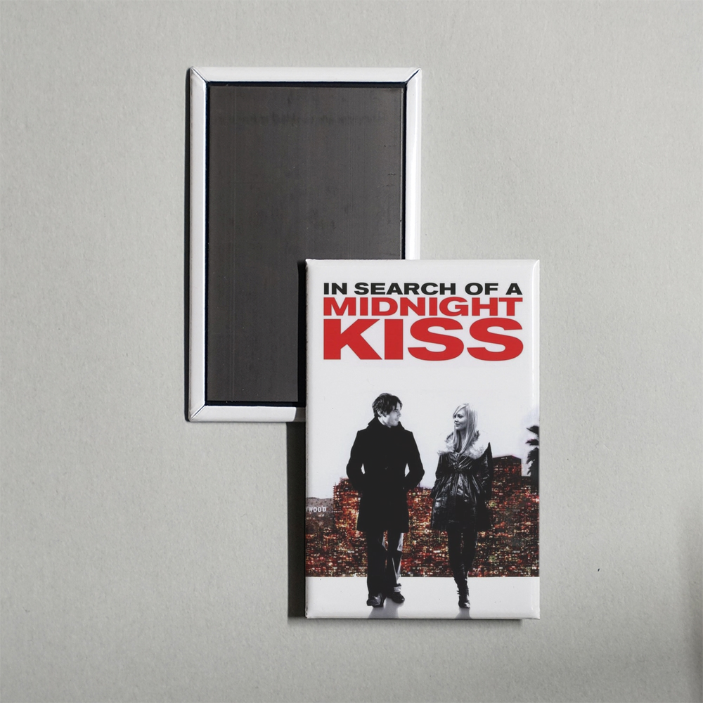 In Search of a Midnight Kiss Mini Movie Fridge Magnet