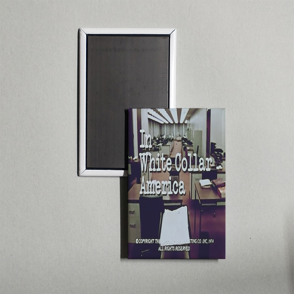 In White-Collar America Mini Movie Fridge Magnet