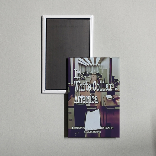 In White-Collar America Mini Movie Fridge Magnet
