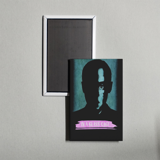 In a Glass Cage Mini Movie Fridge Magnet
