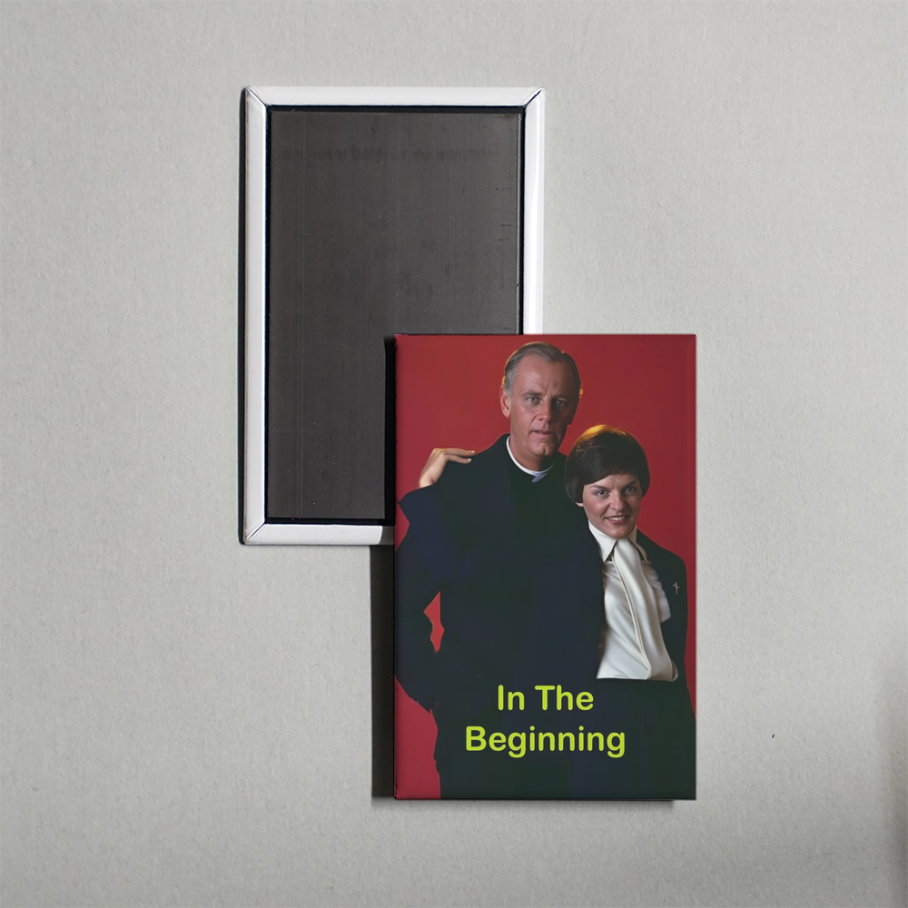 In the Beginning TV Show Fridge Magnet