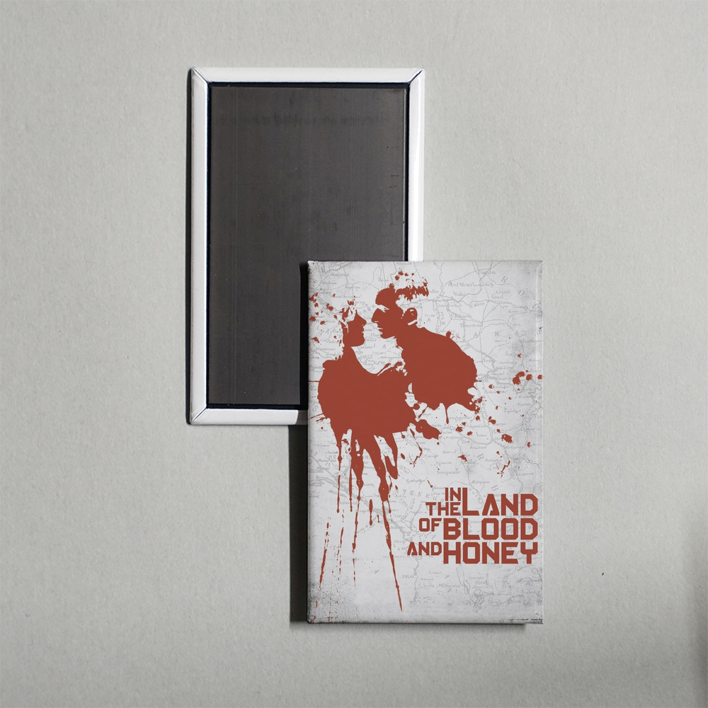 In the Land of Blood and Honey Mini Movie Fridge Magnet