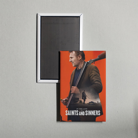 In the Land of Saints and Sinners Mini Movie Fridge Magnet