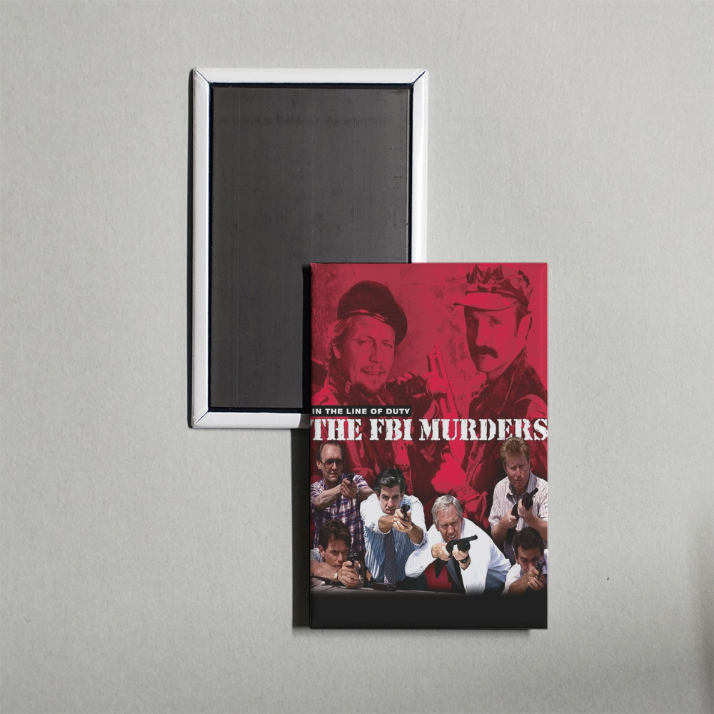 In the Line of Duty The F.B.I. Murders Mini Movie Fridge Magnet