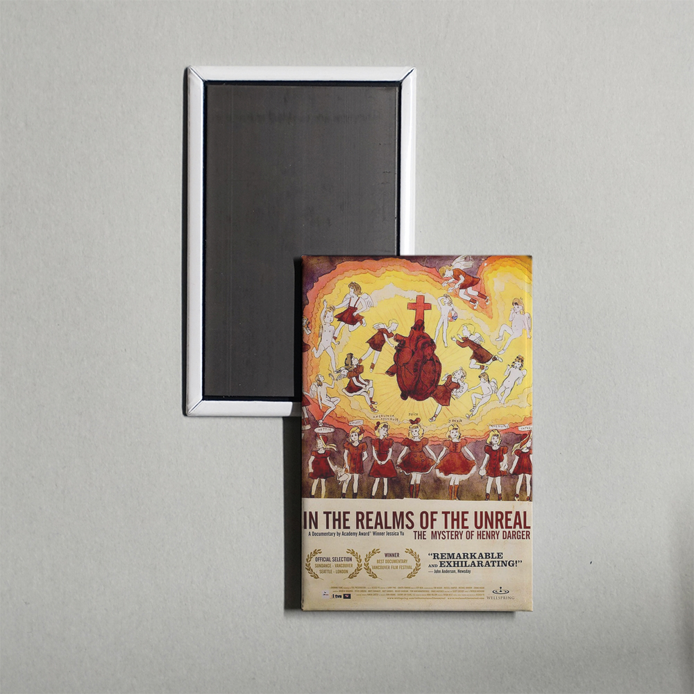 In the Realms of the Unreal Mini Movie Fridge Magnet