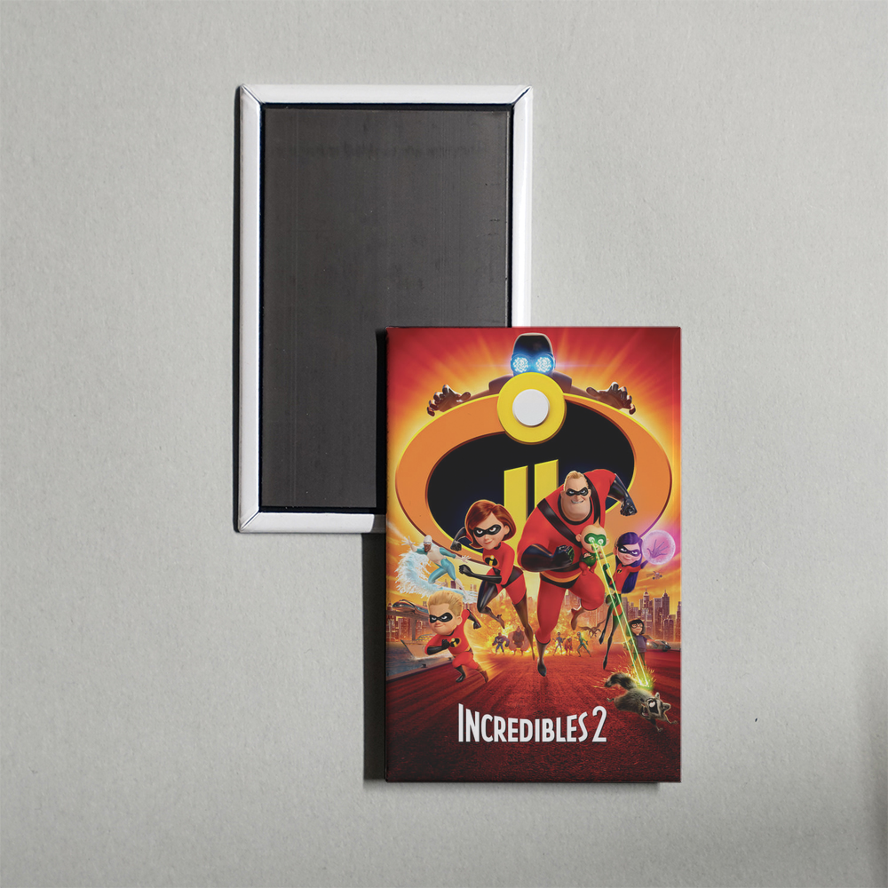 Incredibles 2 Mini Movie Fridge Magnet
