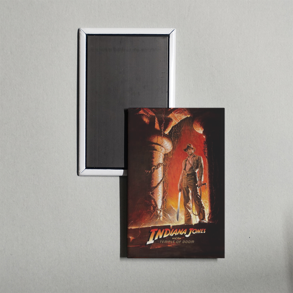 Indiana Jones and the Temple of Doom Mini Movie Fridge Magnet