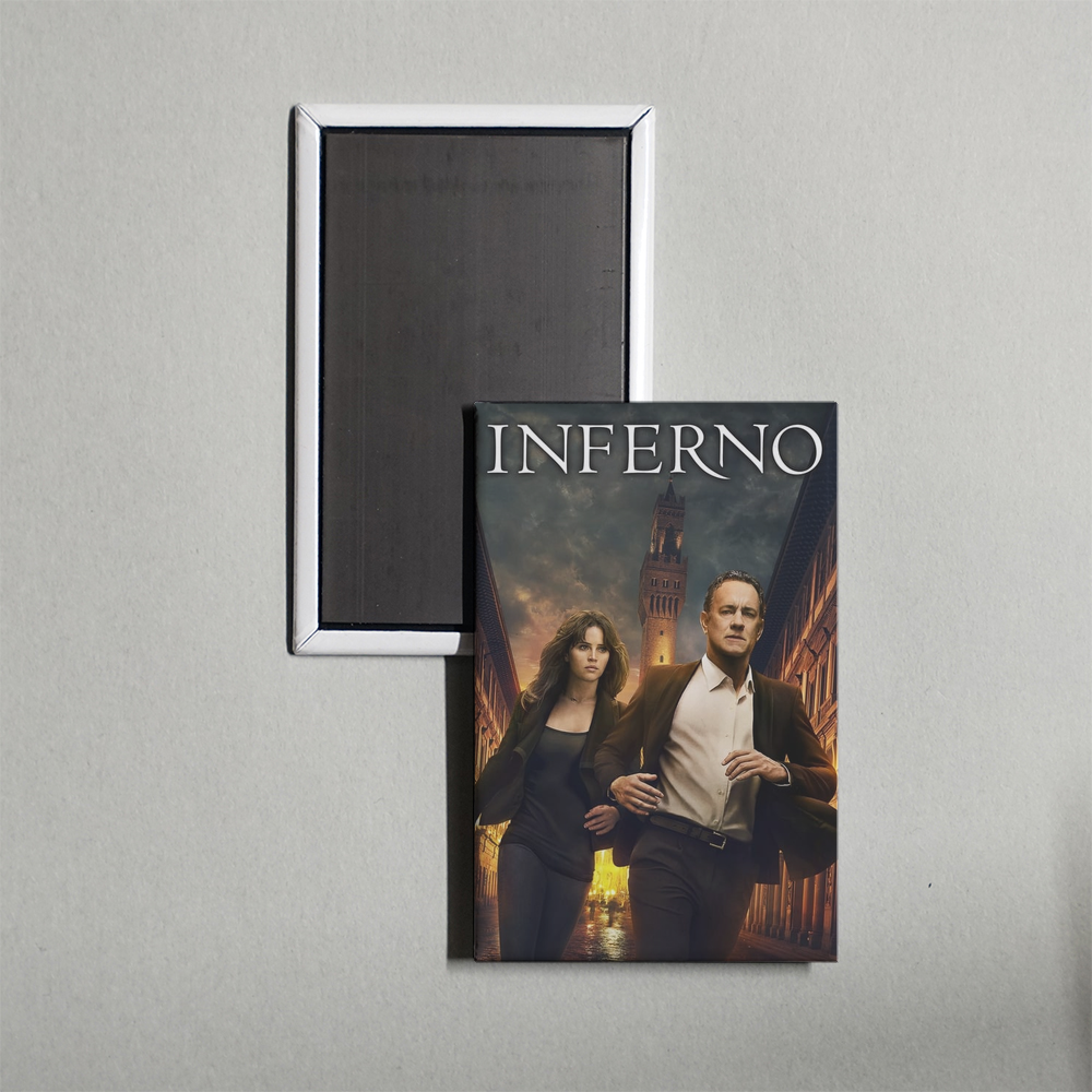 Inferno Mini Movie Fridge Magnet