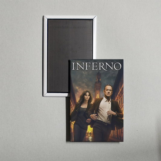 Inferno Mini Movie Fridge Magnet