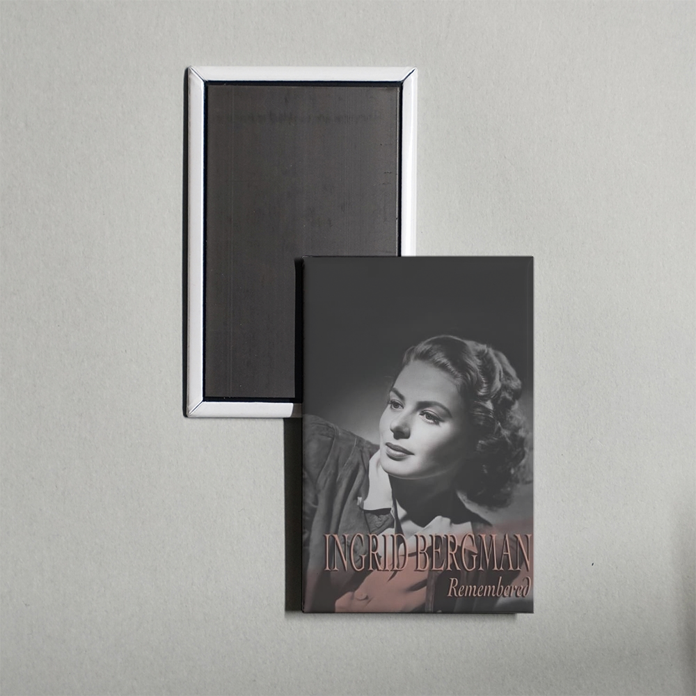 Ingrid Bergman Remembered Mini Movie Fridge Magnet