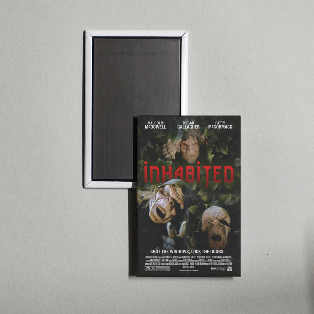 Inhabited Mini Movie Fridge Magnet