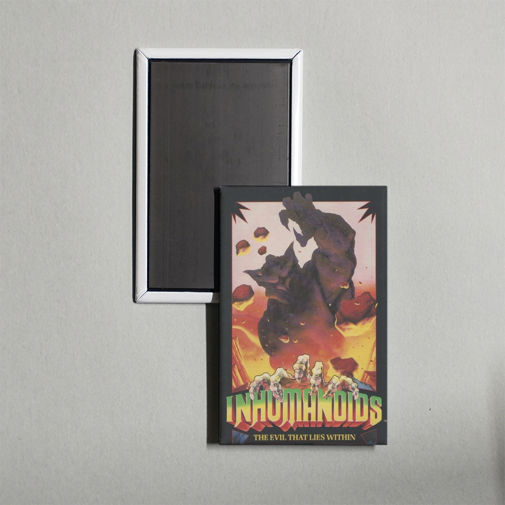 Inhumanoids The Movie Mini Movie Fridge Magnet