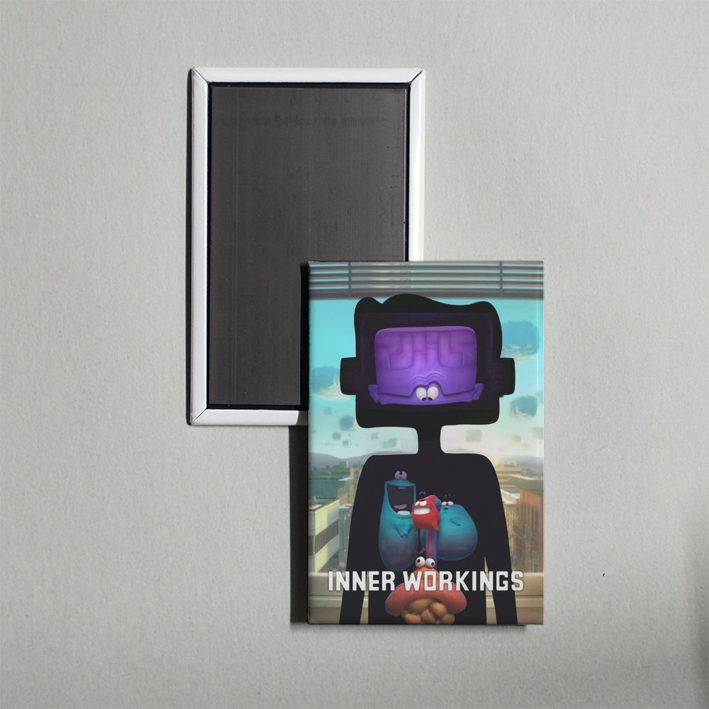 Inner Workings Mini Movie Fridge Magnet