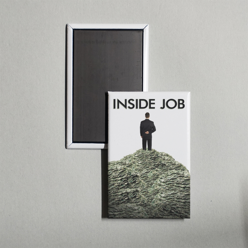 Inside Job Mini Movie Fridge Magnet