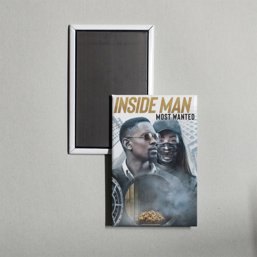 Inside Man Most Wanted Mini Movie Fridge Magnet