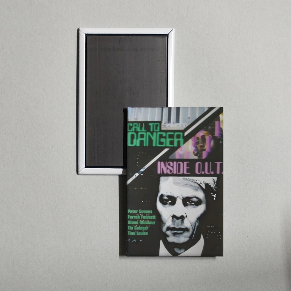 Inside O.U.T. Mini Movie Fridge Magnet