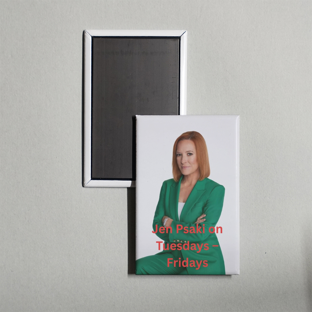 Inside with Jen Psaki TV Show Fridge Magnet